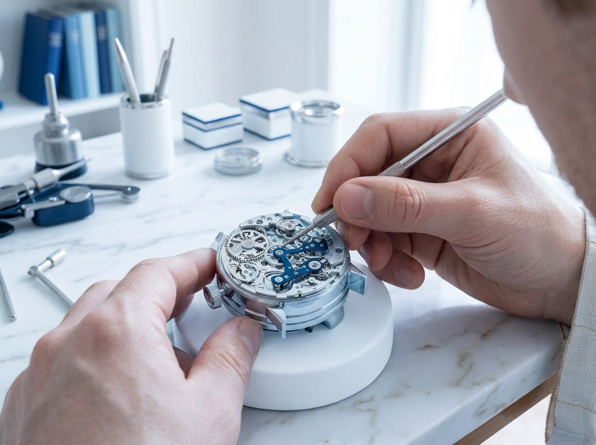 Watchmaker at work